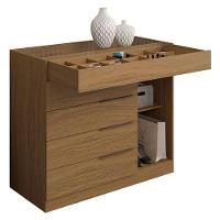 Guarda Roupa Casal 2030230 Com Multiuso 2000191 Atacama Grafite E Cômoda Sevilha Atacama - Aramóveis - 9