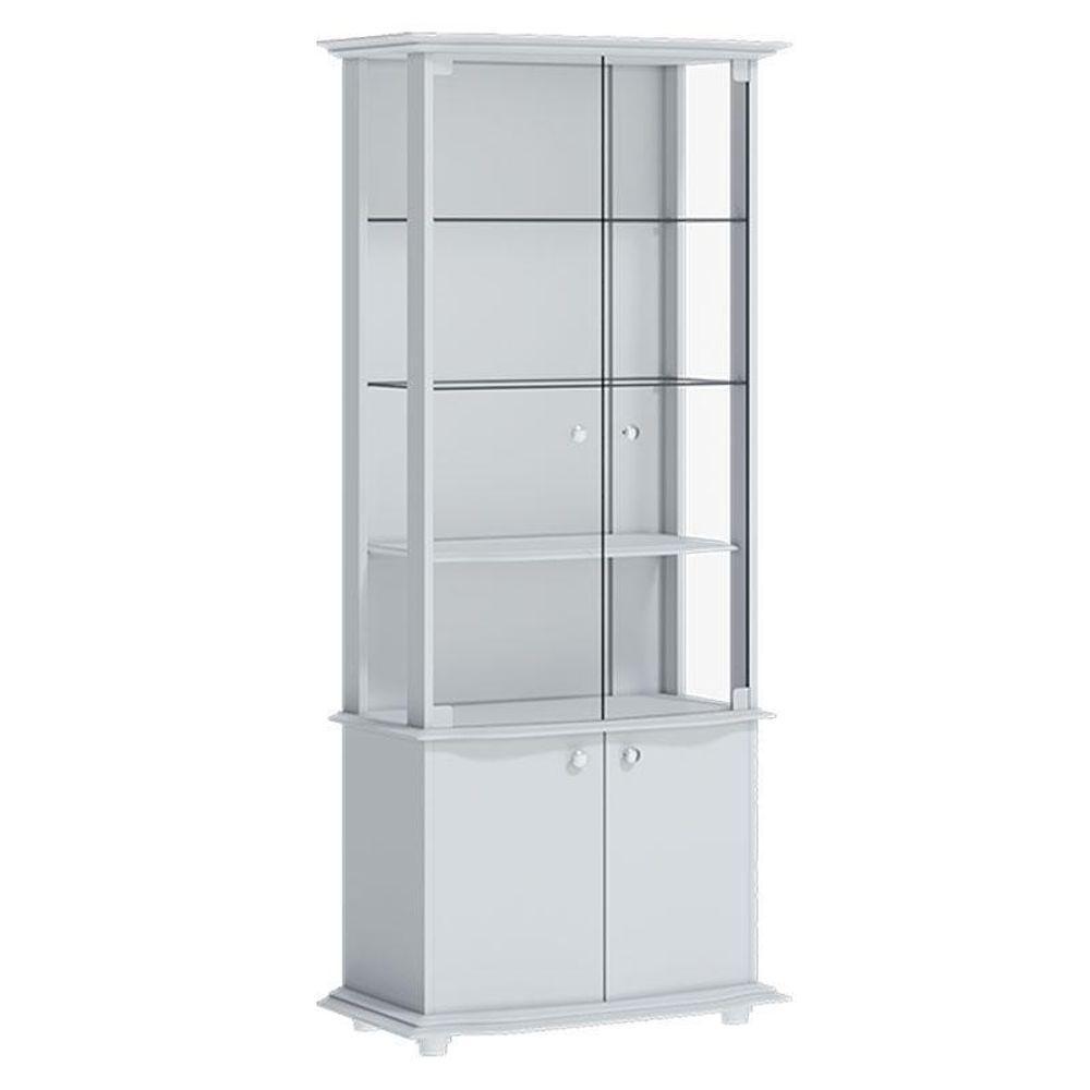 Cristaleira Ambiente Monalisa Branco Acetinado - Imcal - 3