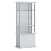 Cristaleira Ambiente Monalisa Branco Acetinado - Imcal - 3