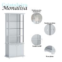 Cristaleira Ambiente Monalisa Branco Acetinado - Imcal - 4