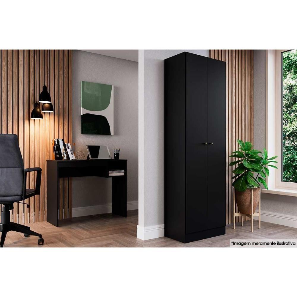 Armário Sapateira Quarto Xangai C- 2 Portas Branco - Genialflex - 3