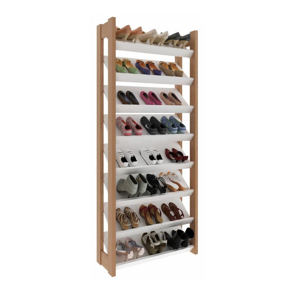 Sapateira Multimóveis Vcr35000 Branco/Amêndoa Branco/Amêndoa - 1