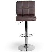 Banquetas Gomos Confort Giratória Estofada Cozinha Kit 04 Un Marrom Café - 8