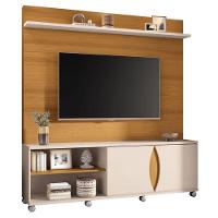 Estante Home Theater Luxor Cinamomo Off White E Aparador Infinity E Mesa De Centro Sky Cinamomo- Hb Móveis - 2