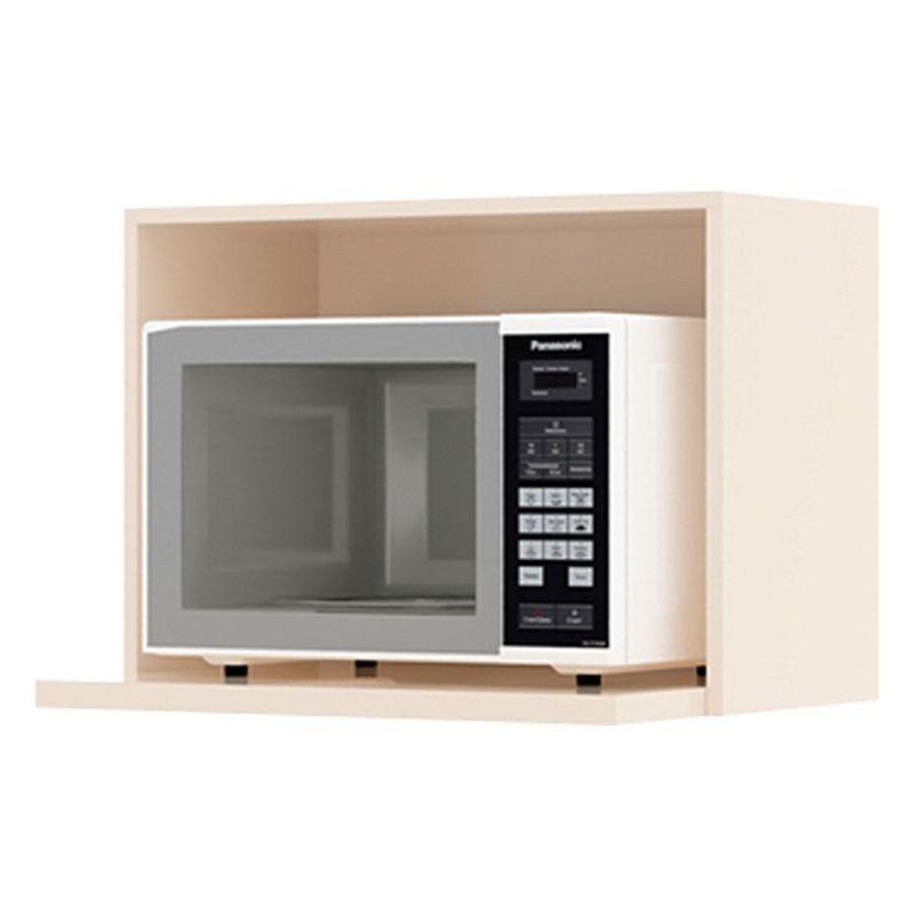 Armário Aéreo Para Micro-ondas 60cm Connect Off White – Henn - 1