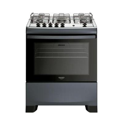 Fogão de Piso 5 Bocas a Gás Dako Supreme Mesa Inox Forno 100L Bivolt