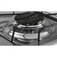 Fogão De Piso 6 Bocas A Gás Preto Itatiaia Waves Bivolt Com Acendimento Automático