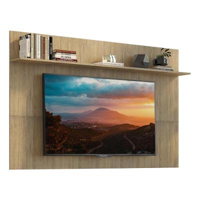 Painel Com Suporte Tv 65" Amsterdã Plus Multimóveis V3364 Rustic Rustic