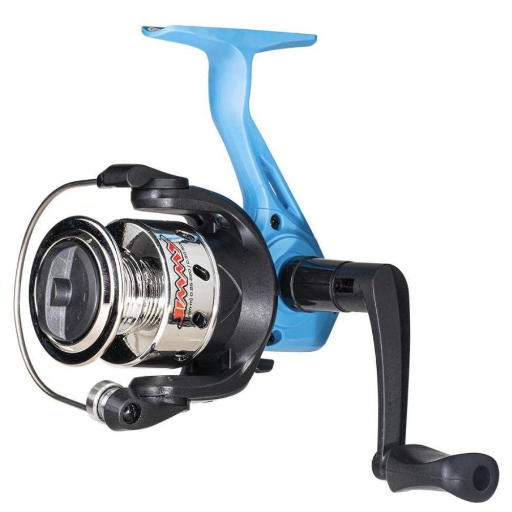 Kit 2 Molinete Marine Sports Jimmy Azul Com Linha - 7