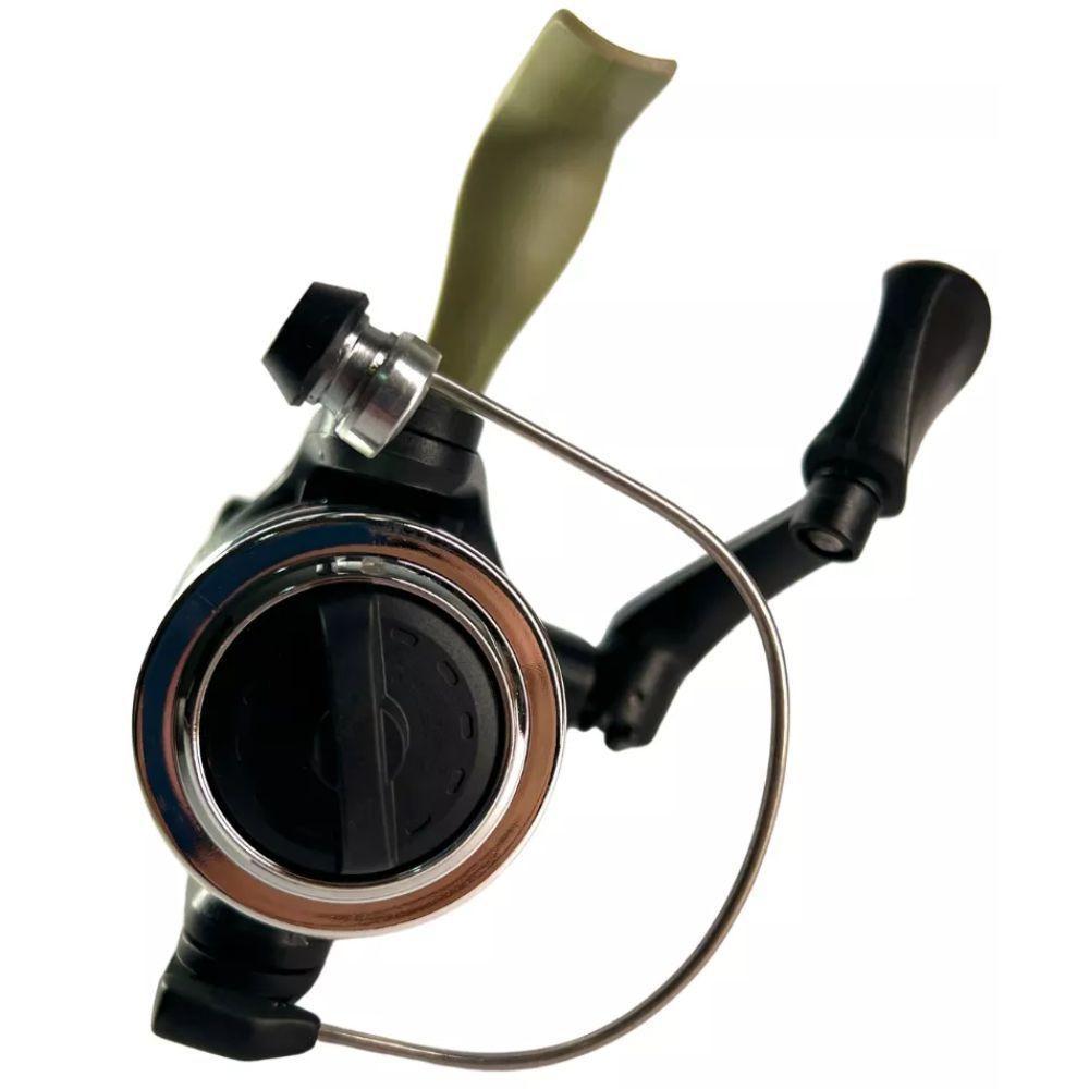 Kit 2 Molinete Marine Sports Jimmy Verde Com Linha - 5