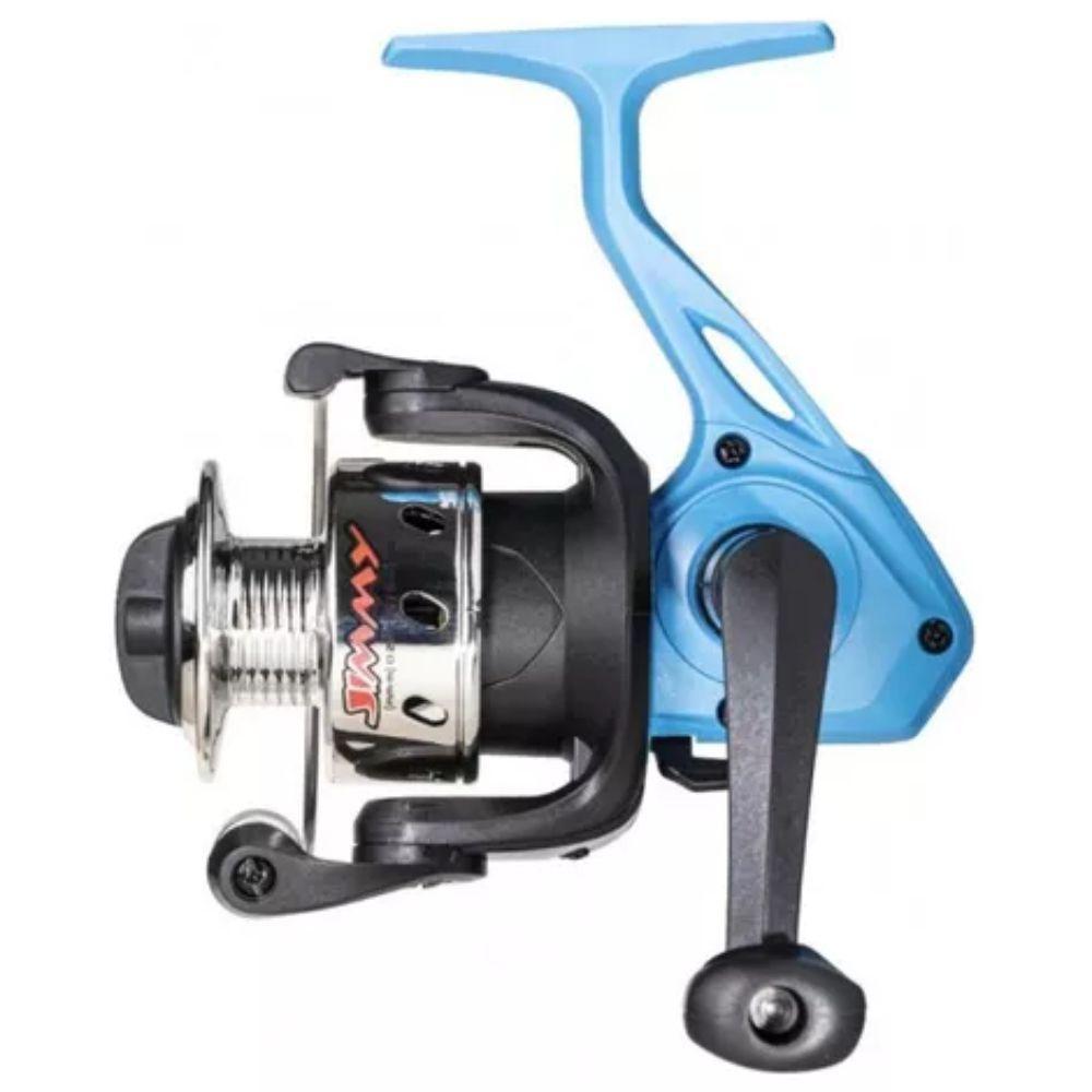 Kit 3 Molinete Marine Sports Jimmy Azul Com Linha - 7