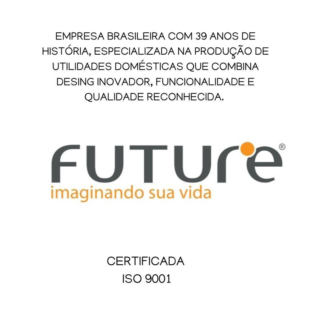 Suporte Porta Rolo Papel Toalha Bancada Mesa Dourado Future - 5