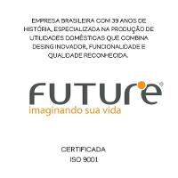 Suporte Porta Rolo Papel Toalha Bancada Mesa Dourado Future - 5