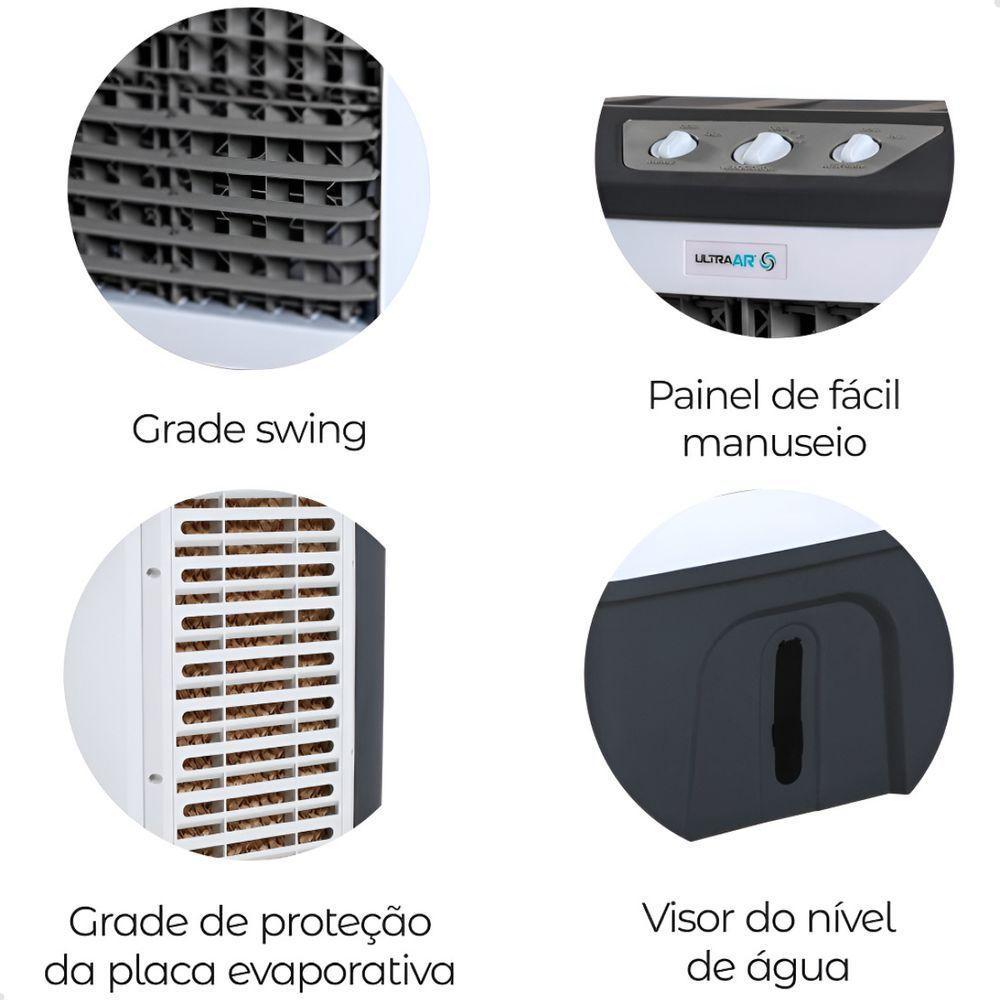 Climatizador Ar Portátil Evaporativo 75 Litros Industrial 110V - 4