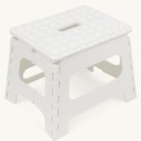 Banqueta Dobravel 130kg Banco Portatil Cadeira Multiuso Banquinho Resistente Infantil Adulto Plastica Escada Banheiro Ca - 5