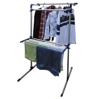 Varal De Chão Ajustável Inox Multiuso Arara De Roupas - 7