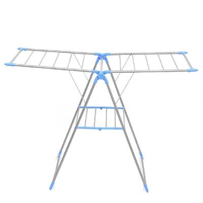 Varal De Chão 2 Andares Dobrável Articulado Portátil