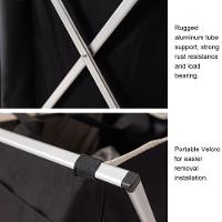 Cesto De Roupa Suja Duplo Cromado Organizador - 5