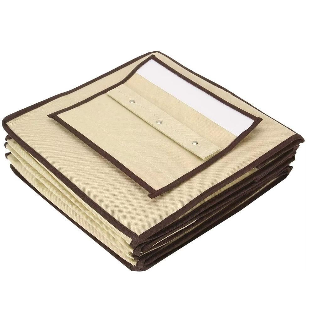 Sapateira Dobravel Anti Poeira Ziper Vertical 6 Divisorias - 6