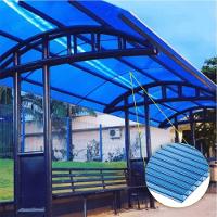 Chapa De Policarbonato Alveolar Azul 6mm - 2,10m X 3,00m - Importado - 2