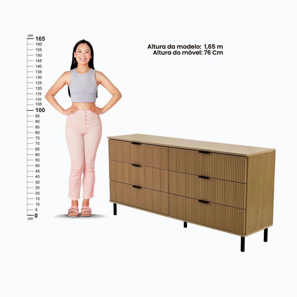 Berço Multifuncional 3x1+ Cômoda Ditália BBI-51 DM-240 Riviera - 7