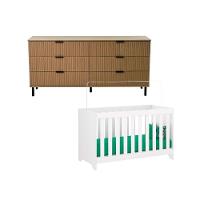 Berço Multifuncional 3x1+ Cômoda Ditália BBI-51 DM-240 Riviera - 1