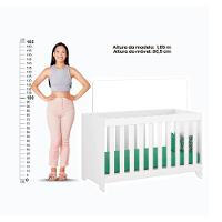 Berço Multifuncional 3x1+ Cômoda Ditália BBI-51 DM-240 Riviera - 6