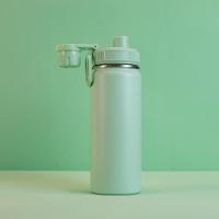 Garrafa Térmica Inox 780ml Com Alça E Bico - Verde Moderno Para Bebidas Em Movimento