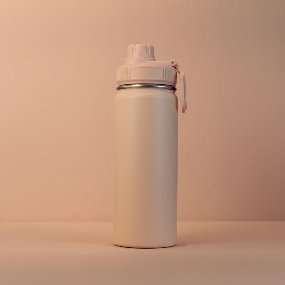 Garrafa Térmica De Aço Inox 780ml Com Alça E Bico - Rosa Sofisticada - 4
