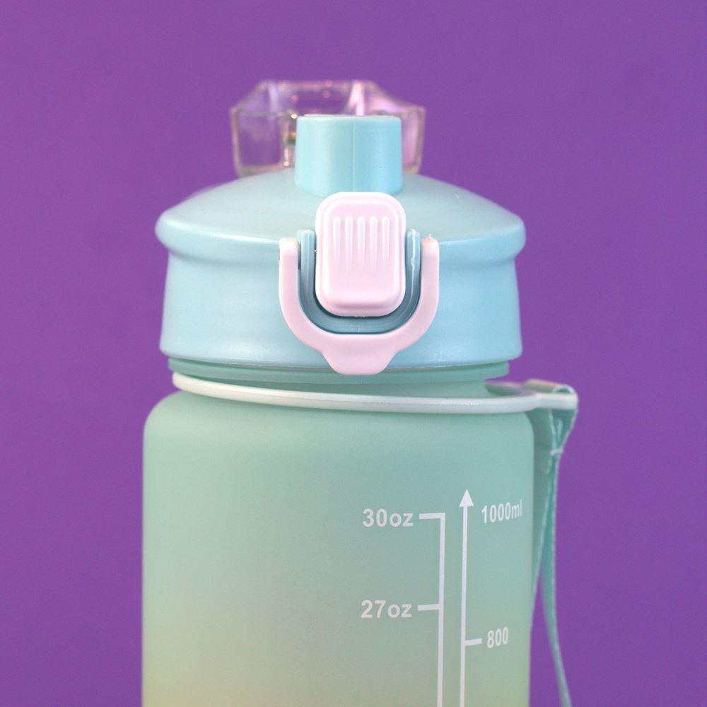 Garrafa Térmica 1l Com Alça E Canudo - Cores Vibrantes Fresh Para Bebidas Frias E Quentes - 3