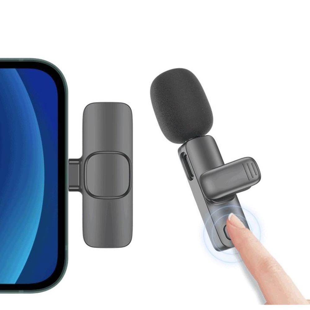 Microfone Lapela Condensador Sem Fio Para Iphone Ipad 20m - 7