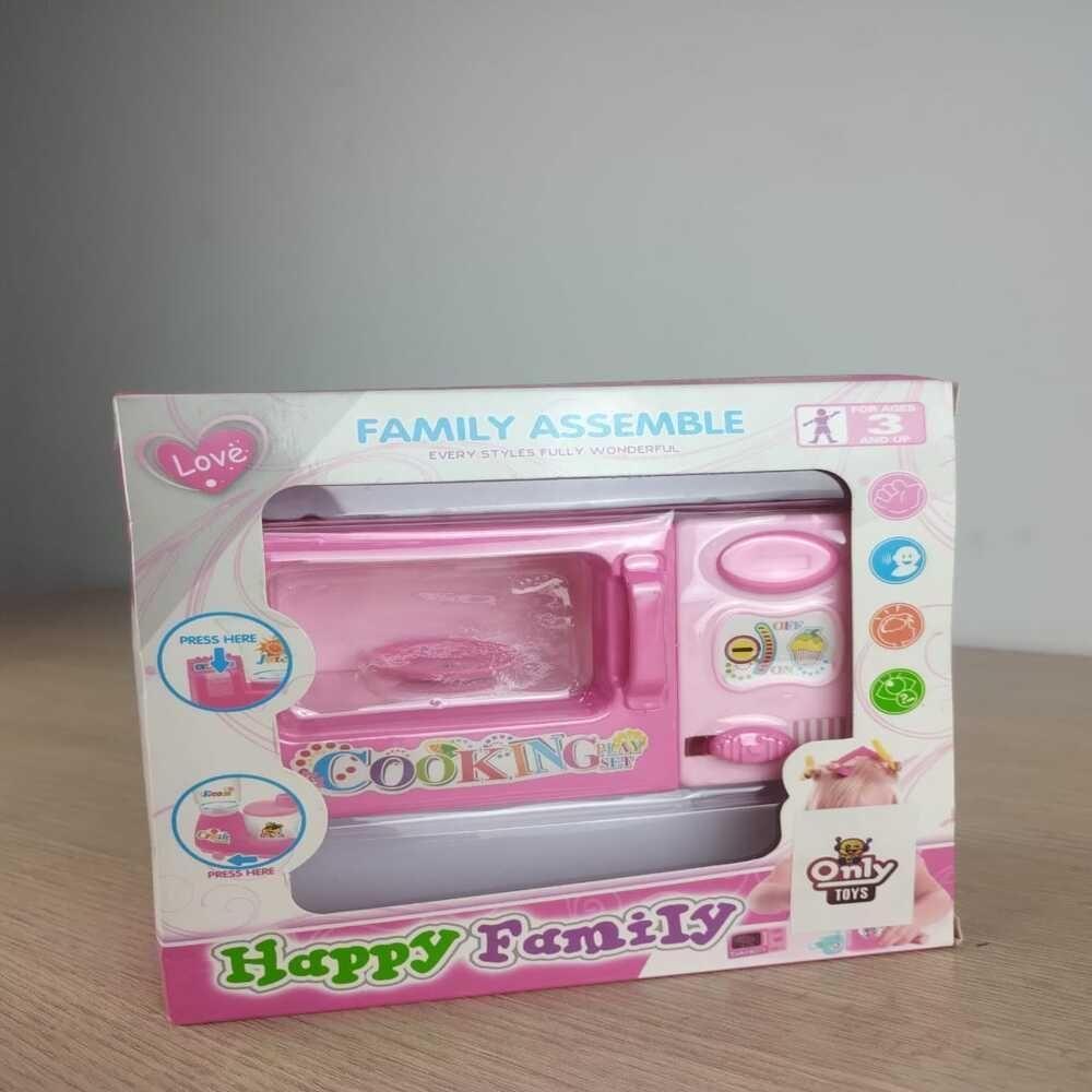 Mini Micro-ondas Infantil Brinquedo Didático Para Cozinha - 2