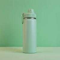 Garrafa Térmica Verde Com Alça E Bico 570ml - Parede Dupla - 3