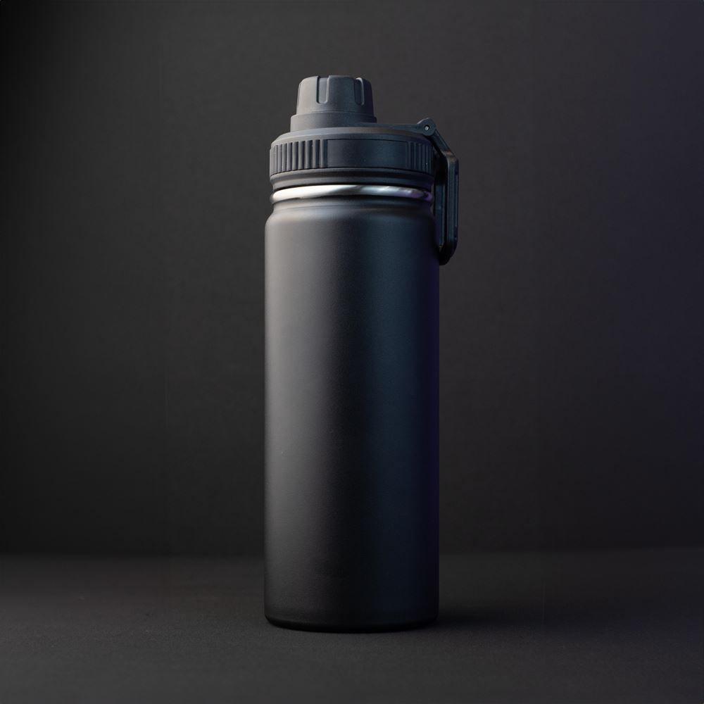 Garrafa Térmica De 780ml Com Alça E Bico De Aço Inox - Preta - 4