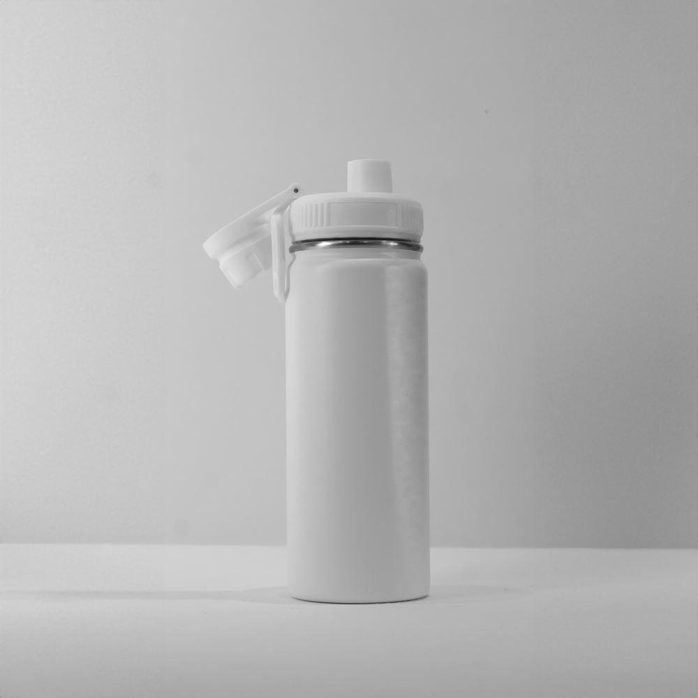 Garrafa Térmica Inox Branca 780ml Com Alça - Ideal Para Bebidas Quentes E Frias - 3