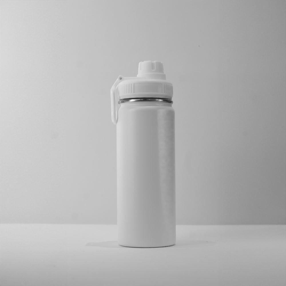 Garrafa Térmica Inox Branca 780ml Com Alça - Ideal Para Bebidas Quentes E Frias - 5