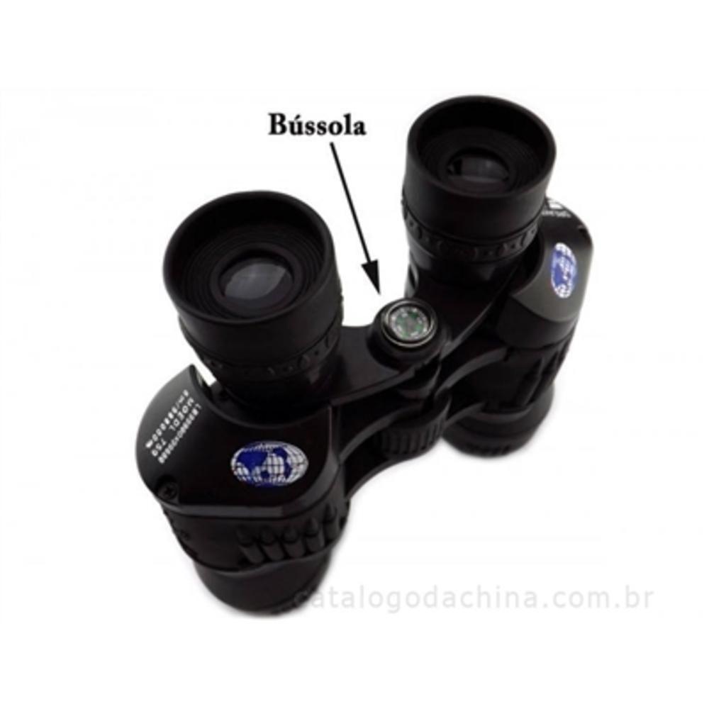 Binoculo Com Lente Espelhada, Capa E Bussola 1000 Metros 1km - 3