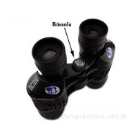 Binoculo Com Lente Espelhada, Capa E Bussola 1000 Metros 1km - 3