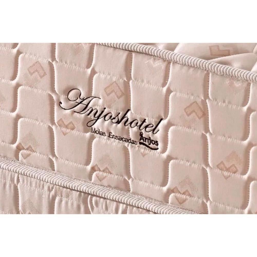 Colchão Queen Molas Masterpocket Ensacadas Anjoshotel + Base Crc Suede Clean (158x198) - D Angelis Anjos - 4
