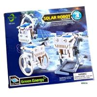 Kit Robô Solar 3 Em 1 Educacional Com Estação De Energia - 5