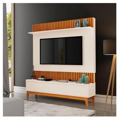 Painel Para Tv Ambiente Antalya Freijó Off White - Luapa