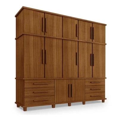 Guarda Roupa Casal Londres Carvalho New MDP Luapa Móveis