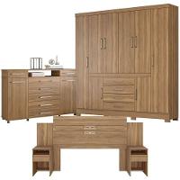 Quarto Casal New Realce Com Cômoda London E Cabeceira Triunfo Amendola ? Demóbile - 1