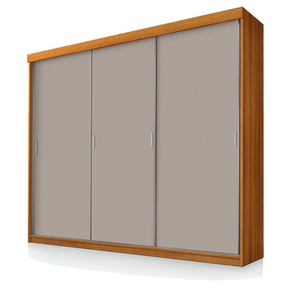 Guarda Roupa Casal Ambiente ímola 3 Portas De Correr Freijó Mani - Luapa - 5