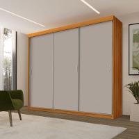 Guarda Roupa Casal Ambiente ímola 3 Portas De Correr Freijó Mani - Luapa - 1