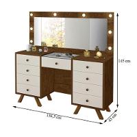 Penteadeira Camarim Mila Malbec Off White ? Luapa Móveis - 2