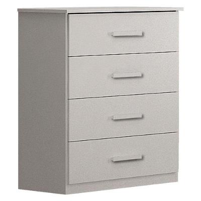 Cômoda Rubi 4 Gavetas Branco ? Leifer Móveis