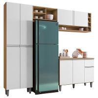 Cozinha Ambiente Vanessa Amêndoa Branco - Ajl - 5