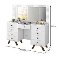 Penteadeira Camarim Mila Branco ? Luapa Móveis - 2