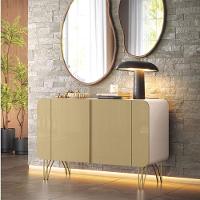 Buffet Benvenuto Champanhe Off White - Hb Móveis - 3